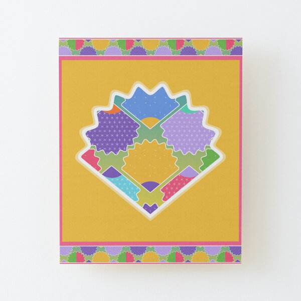 Colorful Hero Shell Wood Mounted Print
