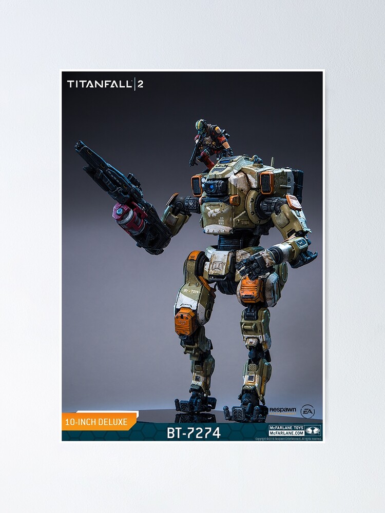 Bt 7274 Character Titanfall 2 Poster By Akufighter Redbubble
