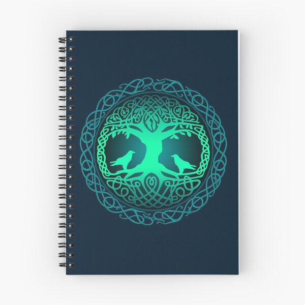Item preview, Yggdrasil Celtic Tree of Life Huginn Muninn Viking Tattoo designed and sold by aronia.