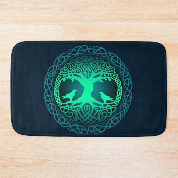 Item preview, Yggdrasil Celtic Tree of Life Huginn Muninn Viking Tattoo designed and sold by aronia.