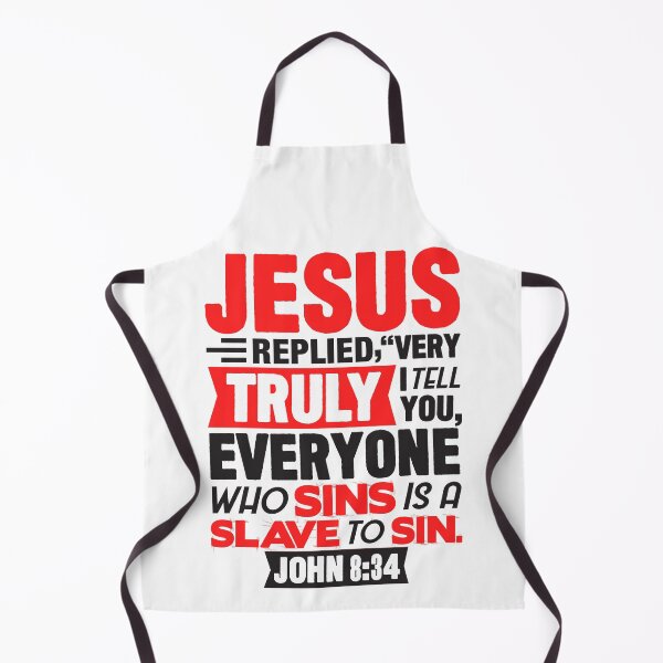 Item preview, John 8:34 designed and sold by plushism.