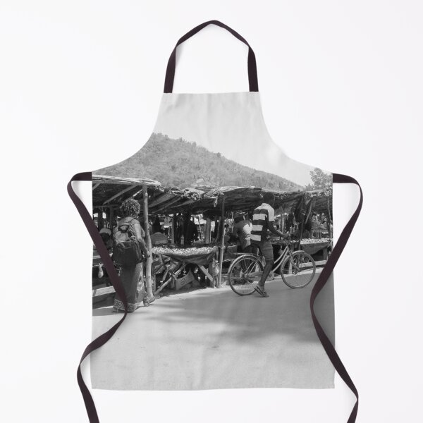 Item preview, Bicycle at the market in black and white designed and sold by Weather gifts .