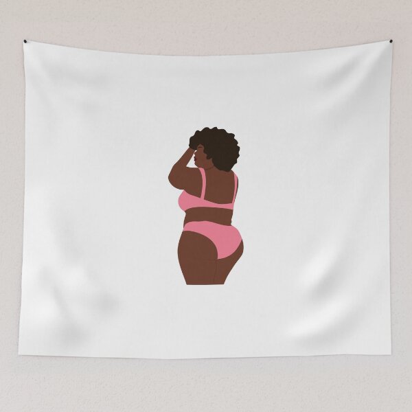 Item preview, Awesome Black Curvy Woman designed and sold by ShikhaStudio.