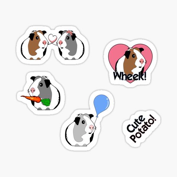 Guinea Pig Madness Sticker