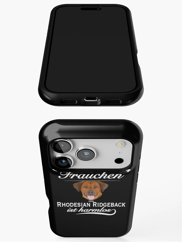 Thumbnail 3 of 4, iPhone Case, Rhodesian Ridgeback Tshirt Rhodesian Ridgeback Dog Shirt Tee designed and sold by KDesigns85.