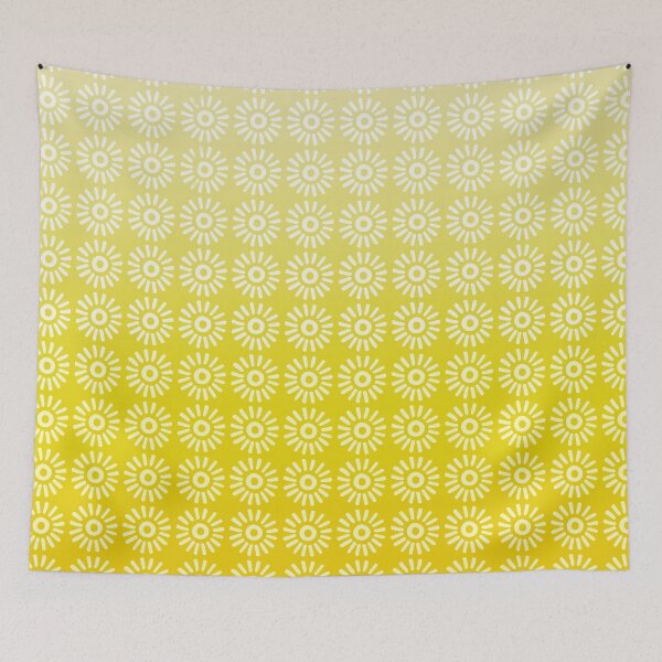 Item preview, Keep your sunny days - lemon gradient with sun pattern designed and sold by Tanuja  Sharma.