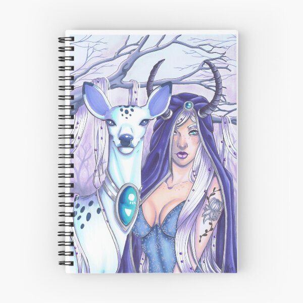 Item preview, Frost Witch and her Familiar designed and sold by devangiart.