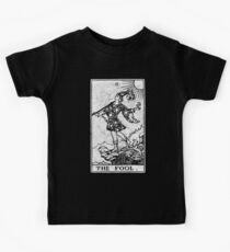 The Fool Tarot Card - Major Arcana - fortune telling - occult Kids Tee