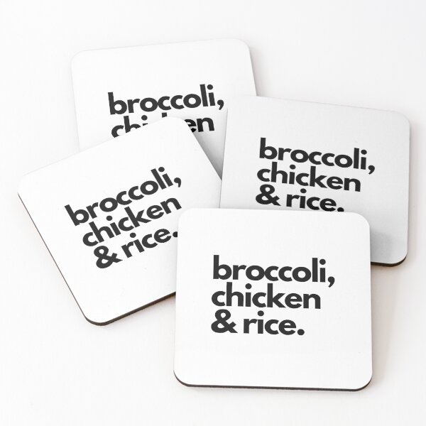 Item preview, Broccoli, Chicken & Rice Text designed and sold by CalledEclectic.