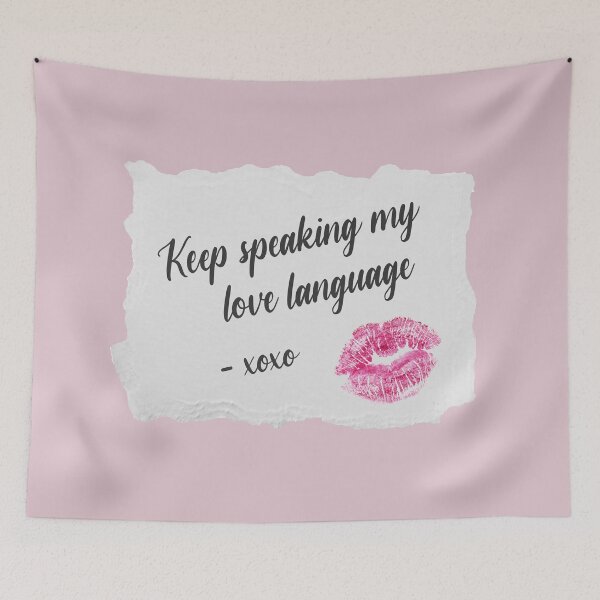 Item preview, keep speaking my love language designed and sold by thewayitshine.