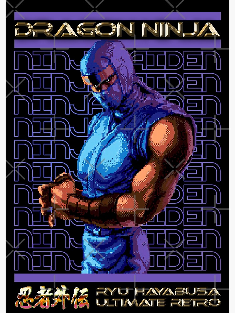 Retro Game Art - Night of the Ninja