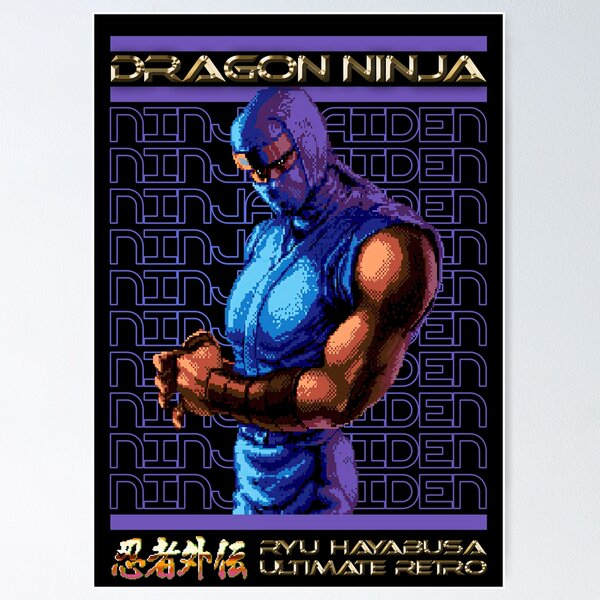 Retro Game Art - Night of the Ninja