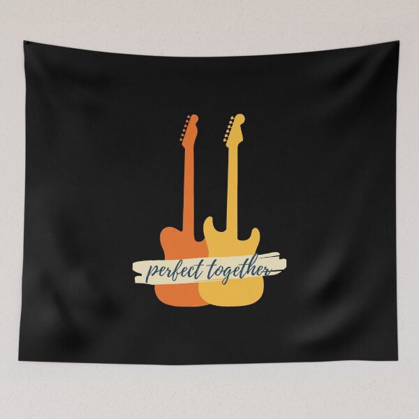 Item preview, Perfect Together T-Style and S-Style Guitar Silhouette designed and sold by nightsworthy.
