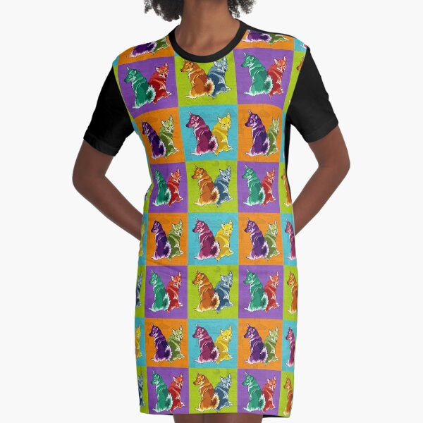 Technicolour Valluhnds Graphic T-Shirt Dress