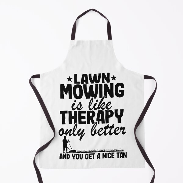 Item preview, Lawn Mowing Is Like Therapy Gardening Quote Gift Mowing Dad designed and sold by Stronzi.