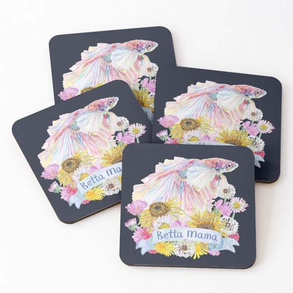 Item preview, Betta Fish Mama - Summer Flowers designed and sold by becca-boyce.