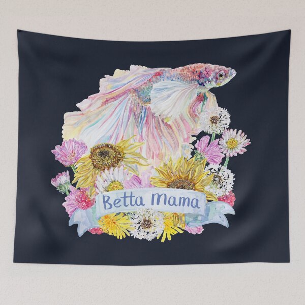 Item preview, Betta Fish Mama - Summer Flowers designed and sold by becca-boyce.