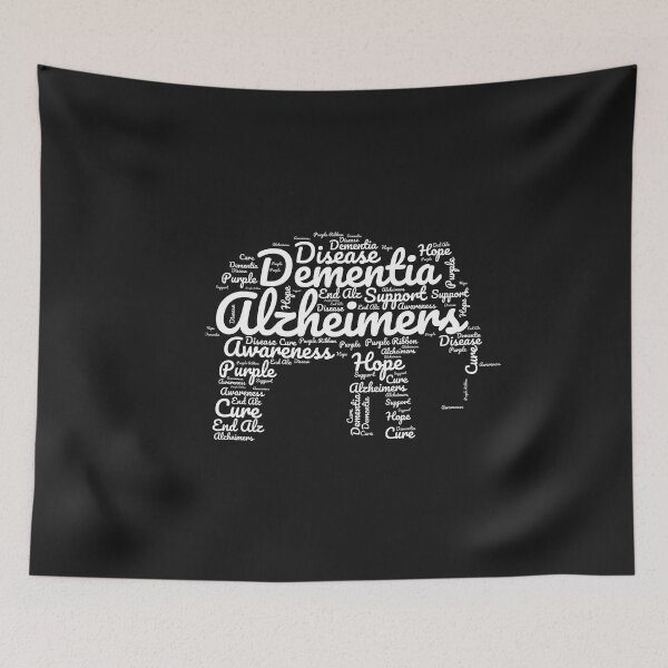 Item preview, Elephant For Alzheimers And Dementia Awareness designed and sold by Built After 5.
