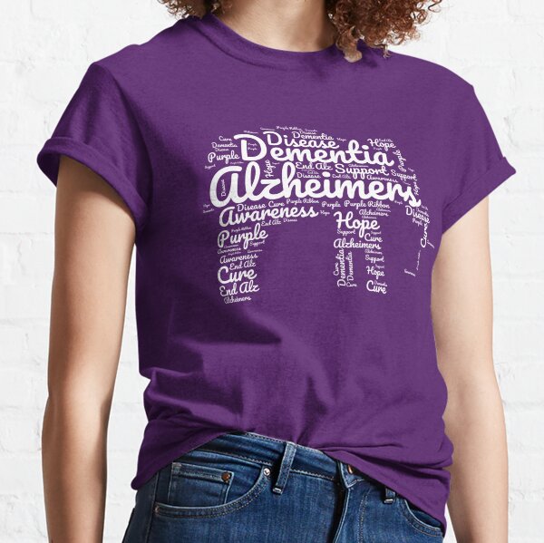 Cadeau pour personnes âgées atteintes de démence d'Alzheimer' T-shirt Femme