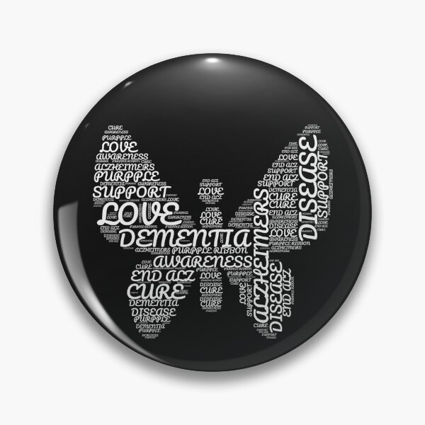 Item preview, Butterfly For Alzeimers and Dementia Awareness designed and sold by Built After 5.