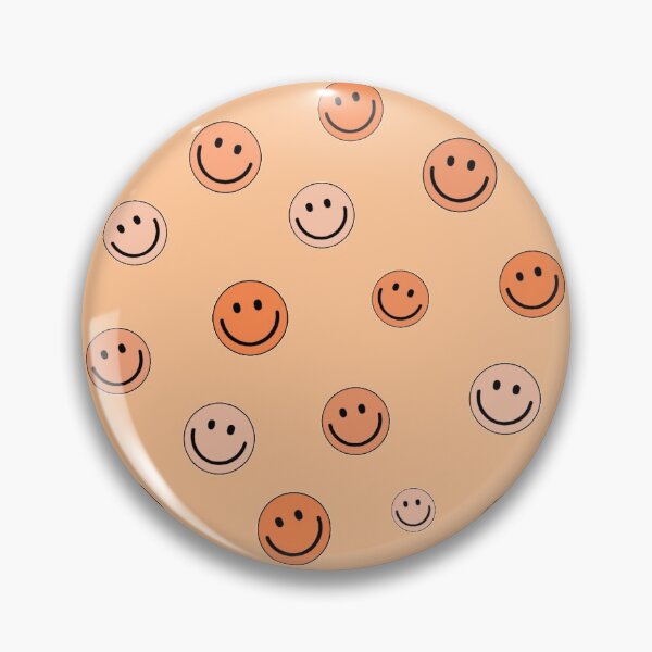 Item preview, Happy Smiley Emoji Faces Pattern Set Orange Color designed and sold by Barolina.
