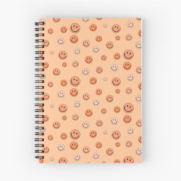 Item preview, Happy Smiley Emoji Faces Pattern Set Orange Color designed and sold by Barolina.