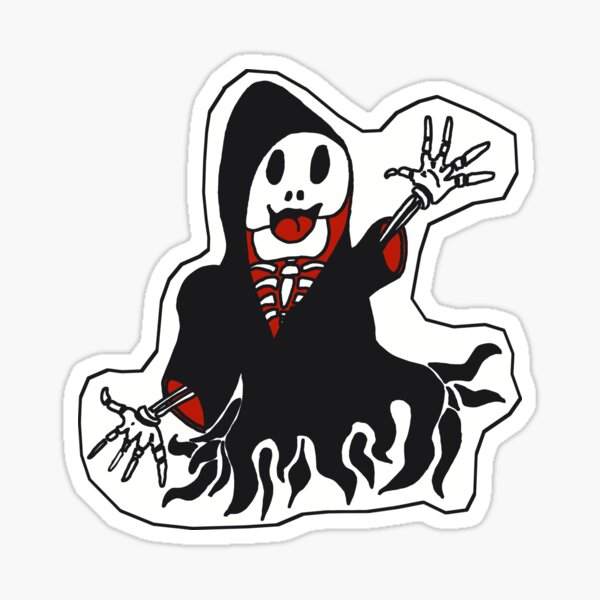 La faucheuse rigolote Sticker