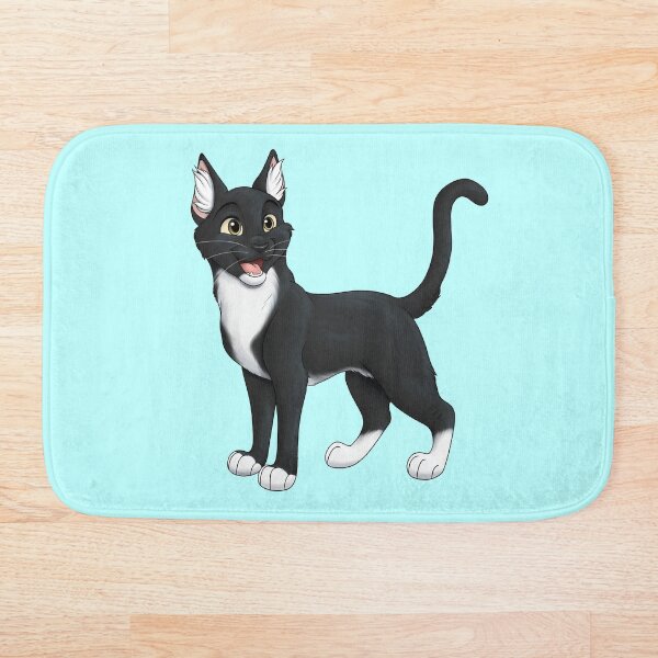 Item preview, Masked Black and White Tuxedo Cat designed and sold by caseysketches.