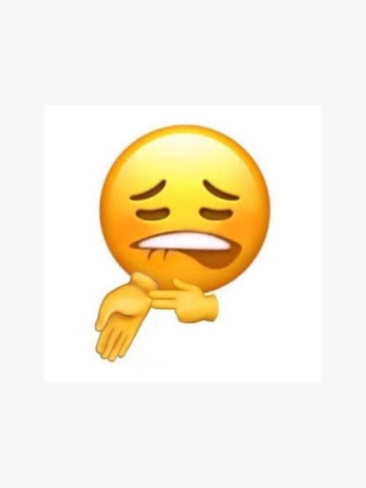 "swaggy emoji " Sticker by victoireblld Redbubble