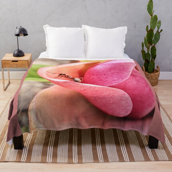 Item preview, Pink magnolia and ant designed and sold by orangerinka.