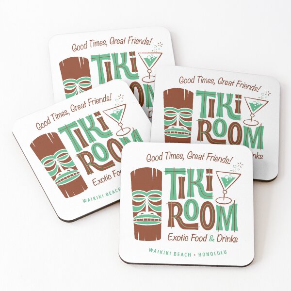Item preview, Tiki Room Exotic Food & Drinks designed and sold by CallahanLounge.