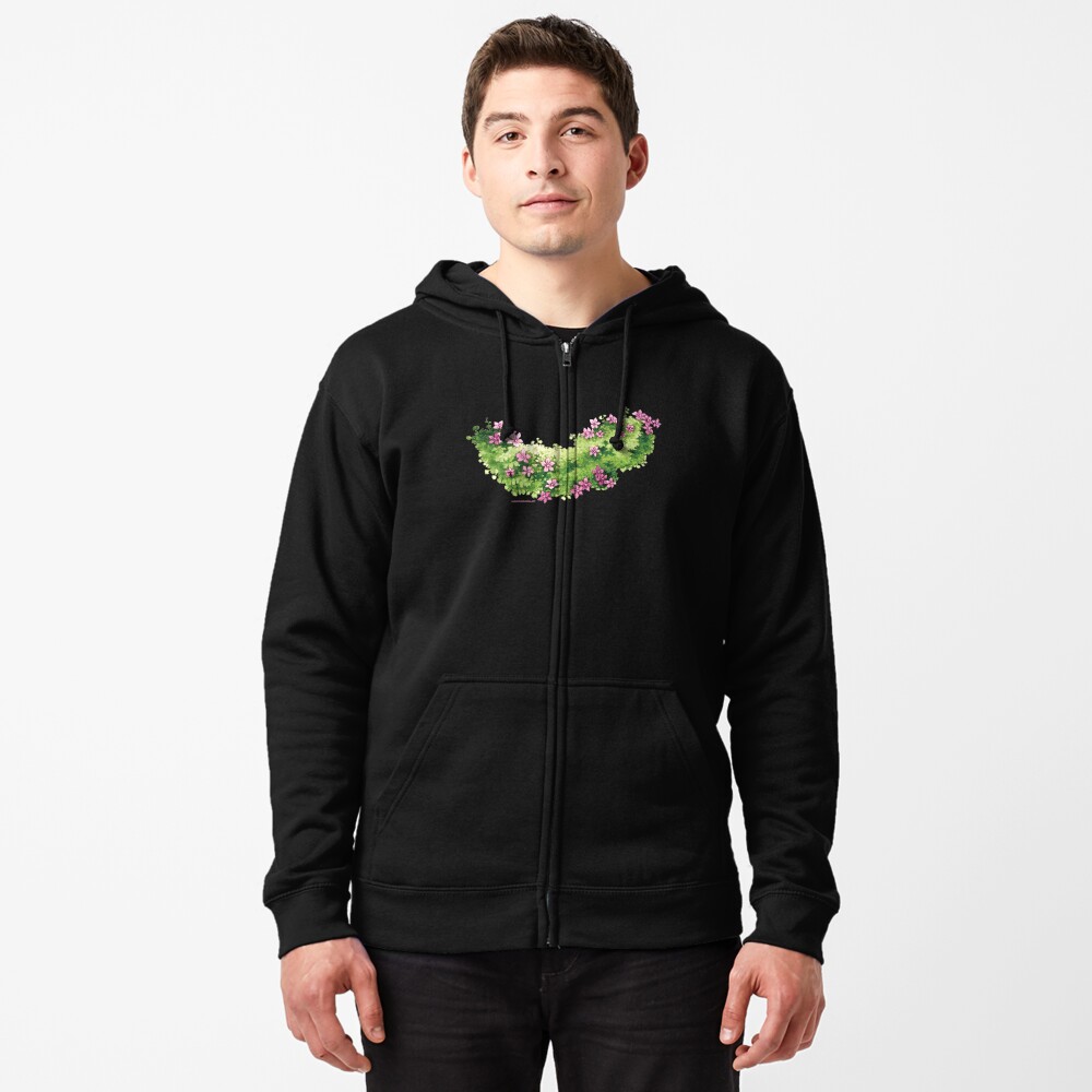 Aperçu de l'œuvre Veste zippée à capuche créée et vendue par ChemineHerisson.