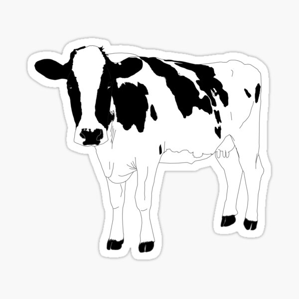 Cow Sticker