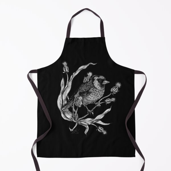 Item preview, Sweet bird Dorothee with plant black designed and sold by Susanne Margarete Lutz.