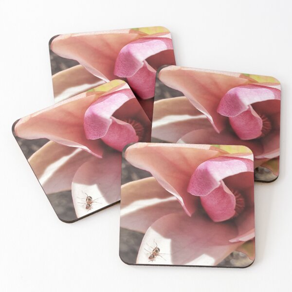 Item preview, Copy of Pink magnolia and ant designed and sold by orangerinka.
