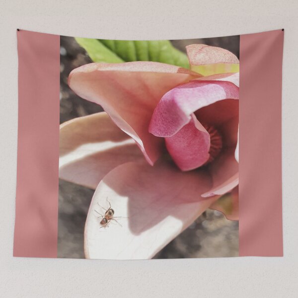 Item preview, Copy of Pink magnolia and ant designed and sold by orangerinka.