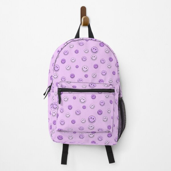 Item preview, Happy Smiley Emoji Faces Pattern Set Purple Color designed and sold by Barolina.