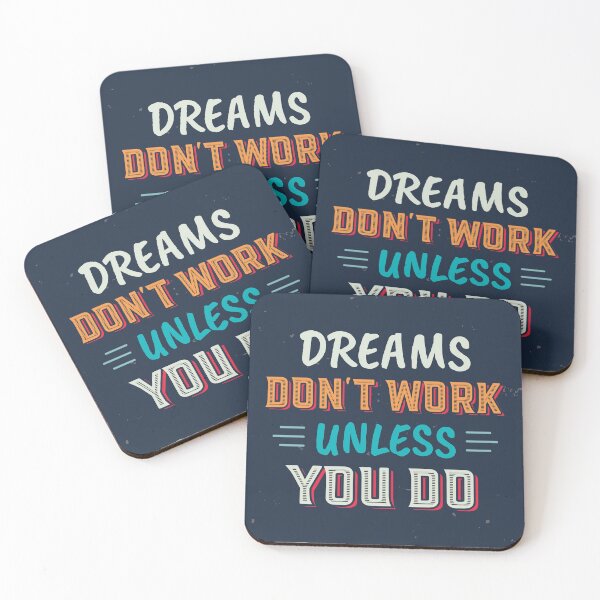 Item preview, DreamsDon'tWorkUnlessYouDo designed and sold by MandarenaMerch.