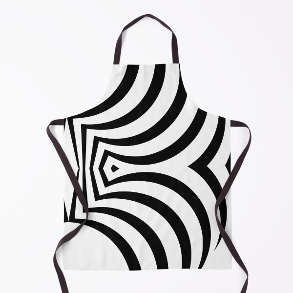 Item preview, Mirrored curves in black and white pattern designed and sold by Treemonk.