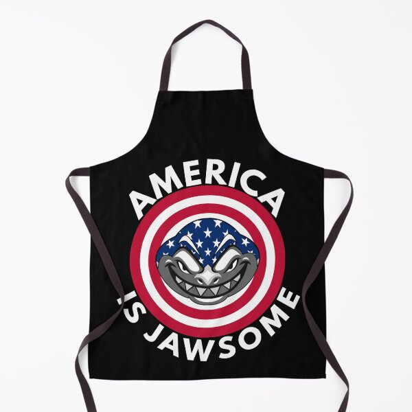 Item preview, 4th of July Great White Shark - America is Jawsome designed and sold by MoonsmileProd.