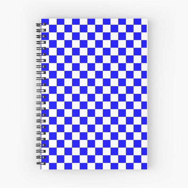 Item preview, white and blue checker pattern / tile pattern designed and sold by Ray Loka.
