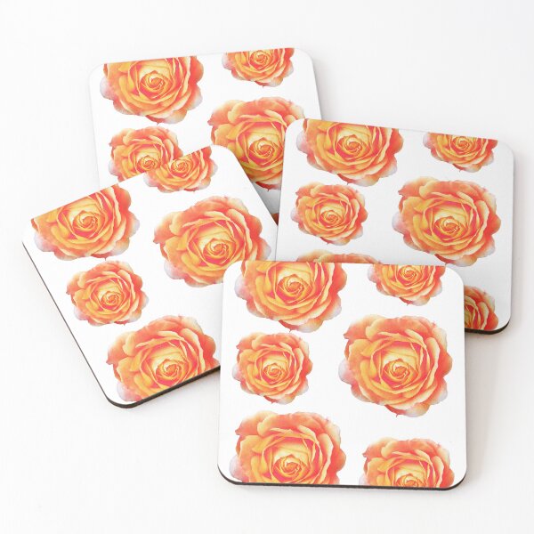 Item preview, Watercolor orange flower designed and sold by Preetydesign.
