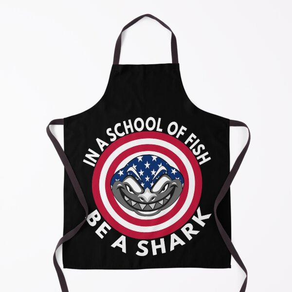 Item preview, 4th of July Great White Shark designed and sold by MoonsmileProd.