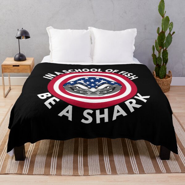 Item preview, 4th of July Great White Shark designed and sold by MoonsmileProd.