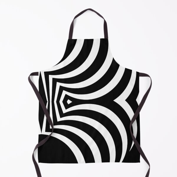 Item preview, Mirrored curves in black and white pattern designed and sold by Treemonk.