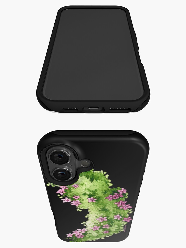 Aperçu 3 sur 4. Coque iPhone avec l'œuvre Campanules des Murailles créée et vendue par ChemineHerisson.
