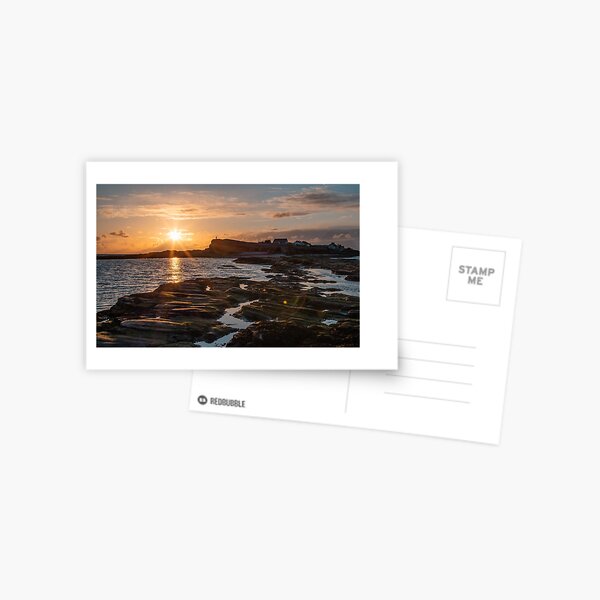 Walk Into the Sun at Hilbre Island Postcard