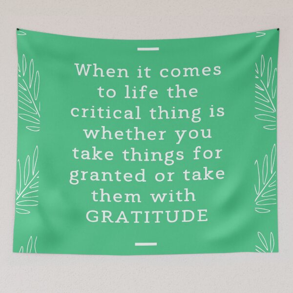 Item preview, Gilbert K Chesterton quote green retro poster - Be Thankful - Gratitude Thanksgiving designed and sold by Vintage-TM.