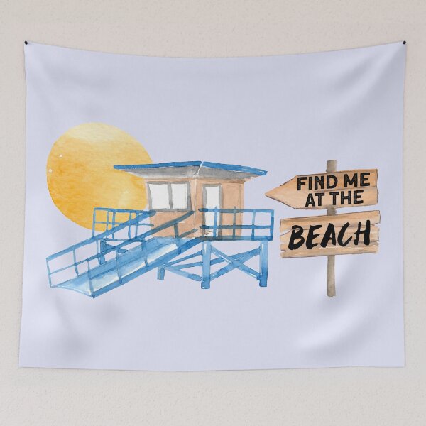 Item preview, Find Me At The Beach Summer Vibes designed and sold by NatureGlow.