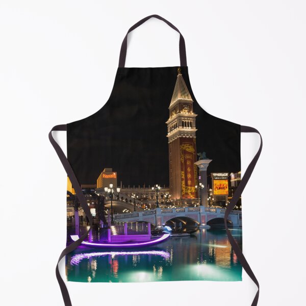 Item preview, Lighting Up the Night in Neon - Colorful Canals and Gondolas at the Venetian Las Vegas designed and sold by Georgia Mizuleva.
